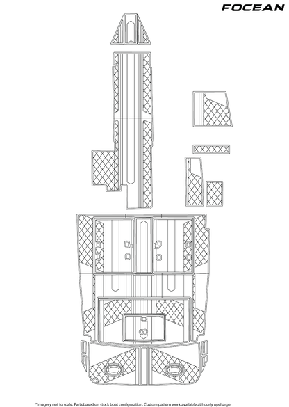 Custom Non-Slip EVA Boat Flooring for Trojan - 32 - 1978