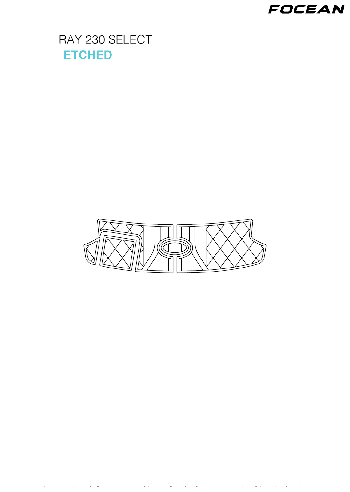 Custom Non-Slip EVA Boat Flooring for SeaRay - 230 Select - 2008