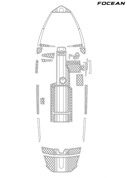Custom Non-Slip EVA Boat Flooring for Axis - T220 - 2022