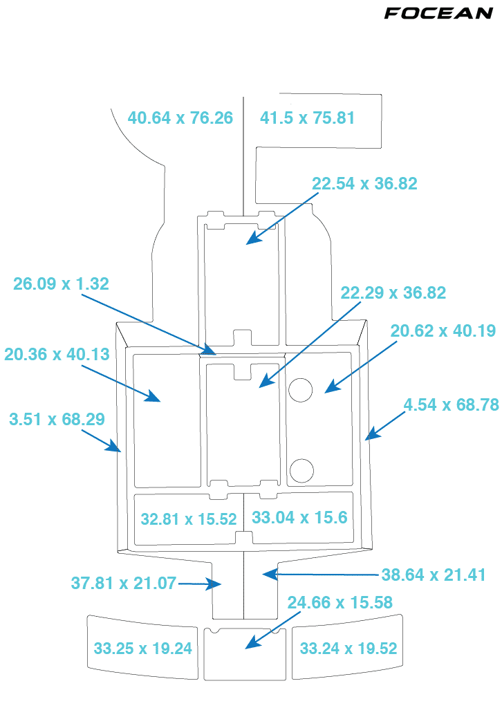 Custom Non-Slip EVA Boat Flooring for Cruiser Yachts - Aria 21 - 1993