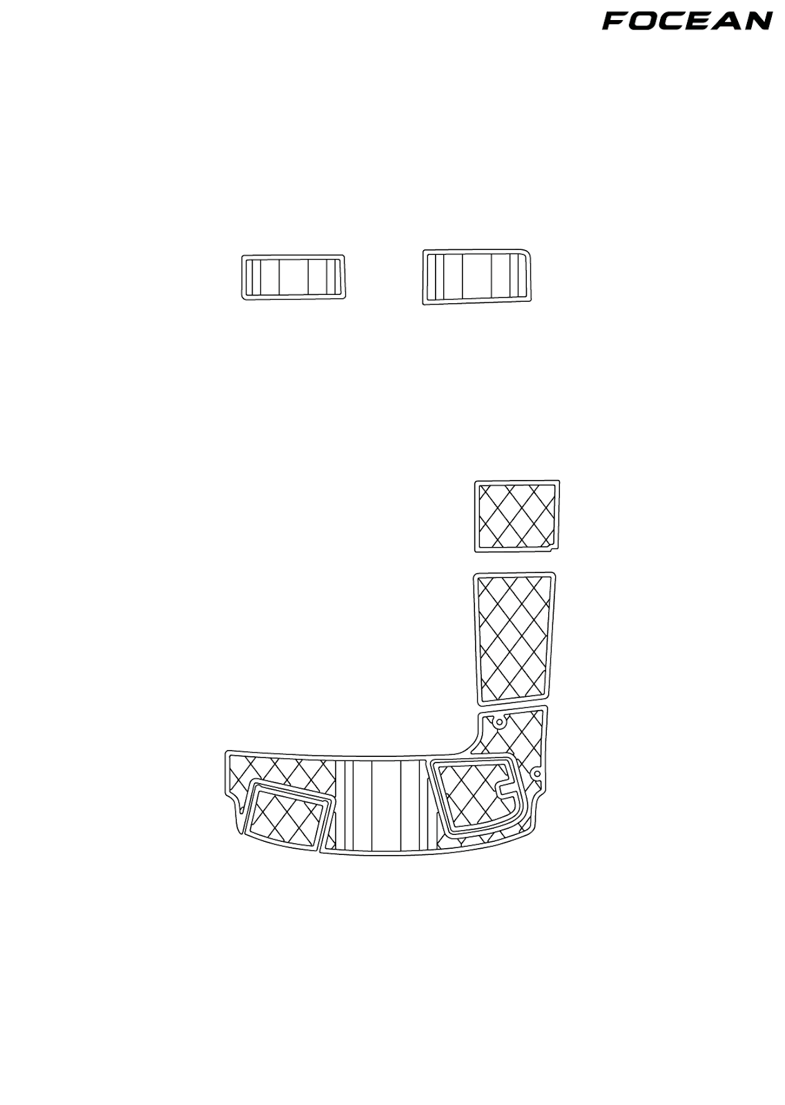 Custom Non-Slip EVA Boat Flooring for Cobalt - 246 - 2003