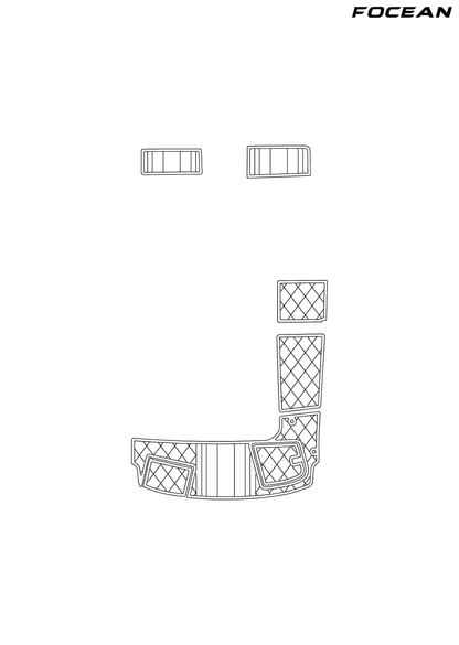 Custom Non-Slip EVA Boat Flooring for Cobalt - 246 - 2003