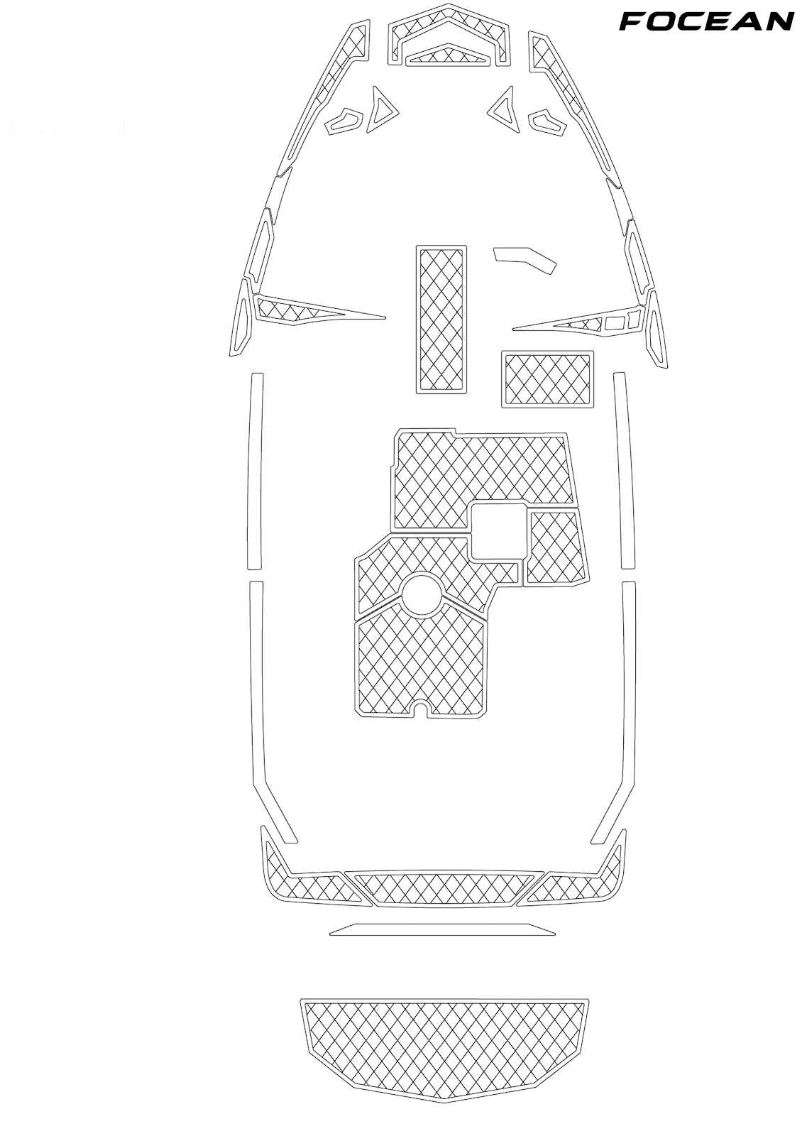 Custom Non-Slip EVA Boat Flooring for Supreme - S202 - 2018