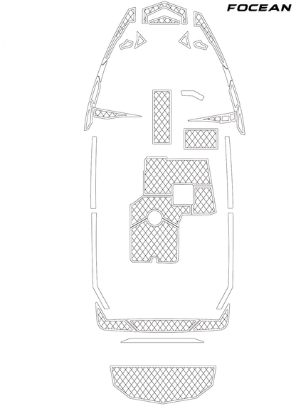 Custom Non-Slip EVA Boat Flooring for Supreme - S202 - 2018