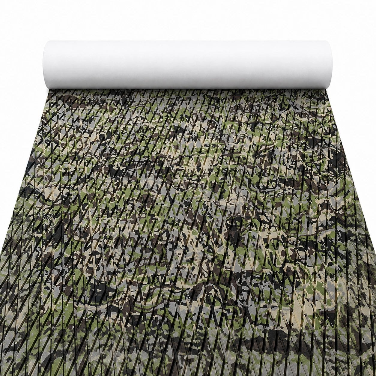 FOCEAN Camo EVA Foam Boat Flooring - Anti-UV Diamond Pattern Marine Decking