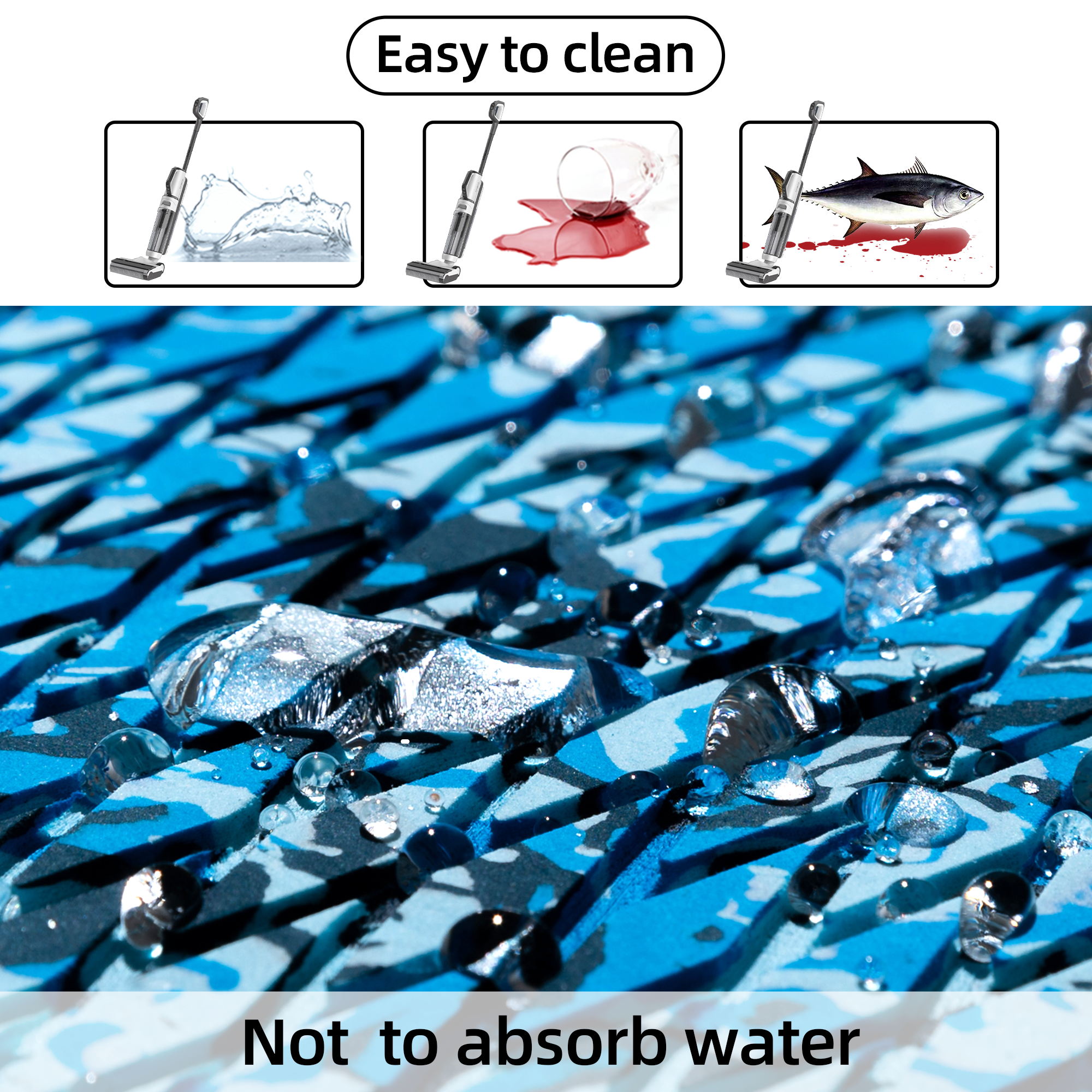 Focean EVA Foam Boat Flooring Kit – Heat-Resistant, Easy DIY Install