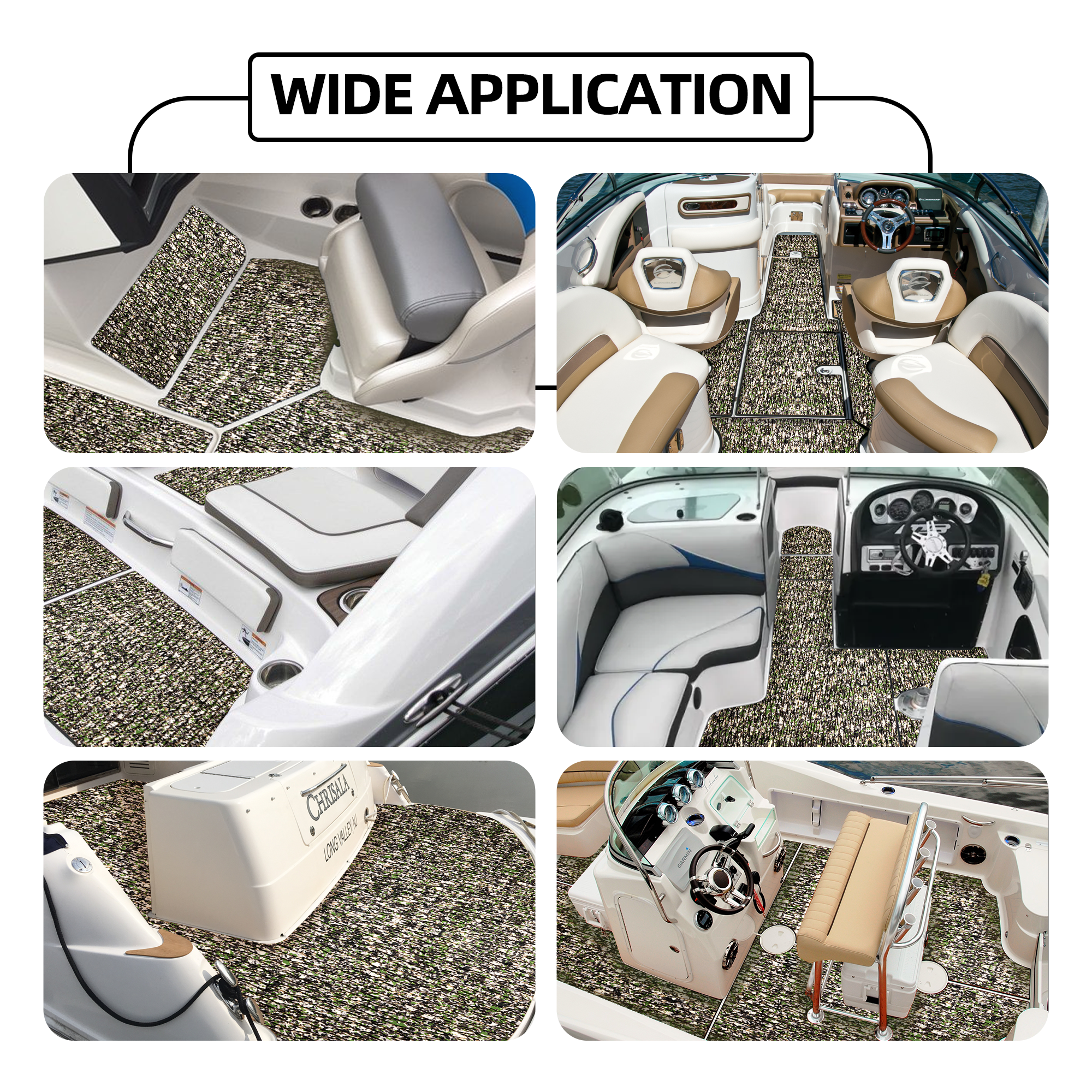 Focean EVA Foam Boat Flooring Kit – Heat-Resistant, Easy DIY Install