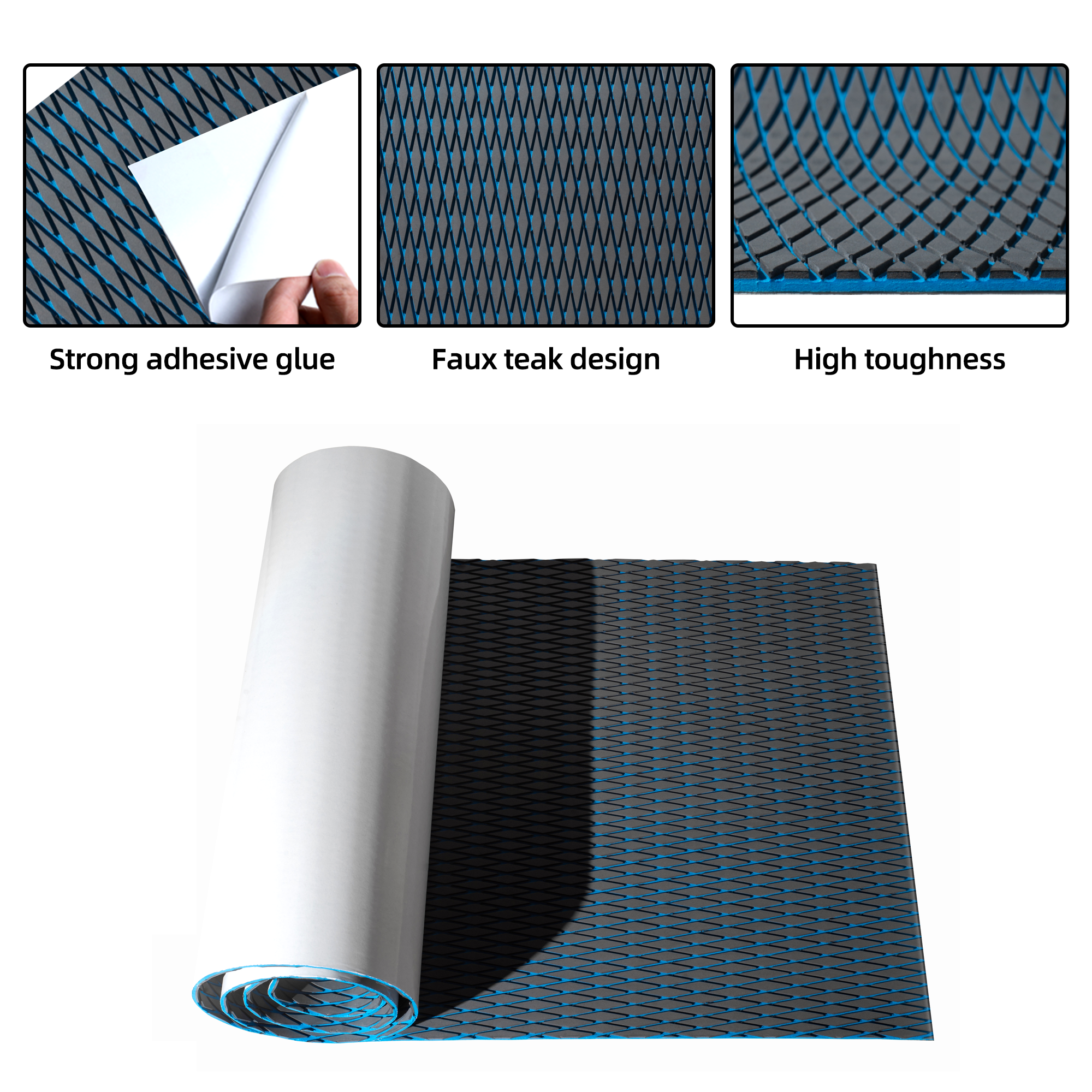 Focean EVA Foam Boat Flooring Kit – Heat-Resistant, Easy DIY Install