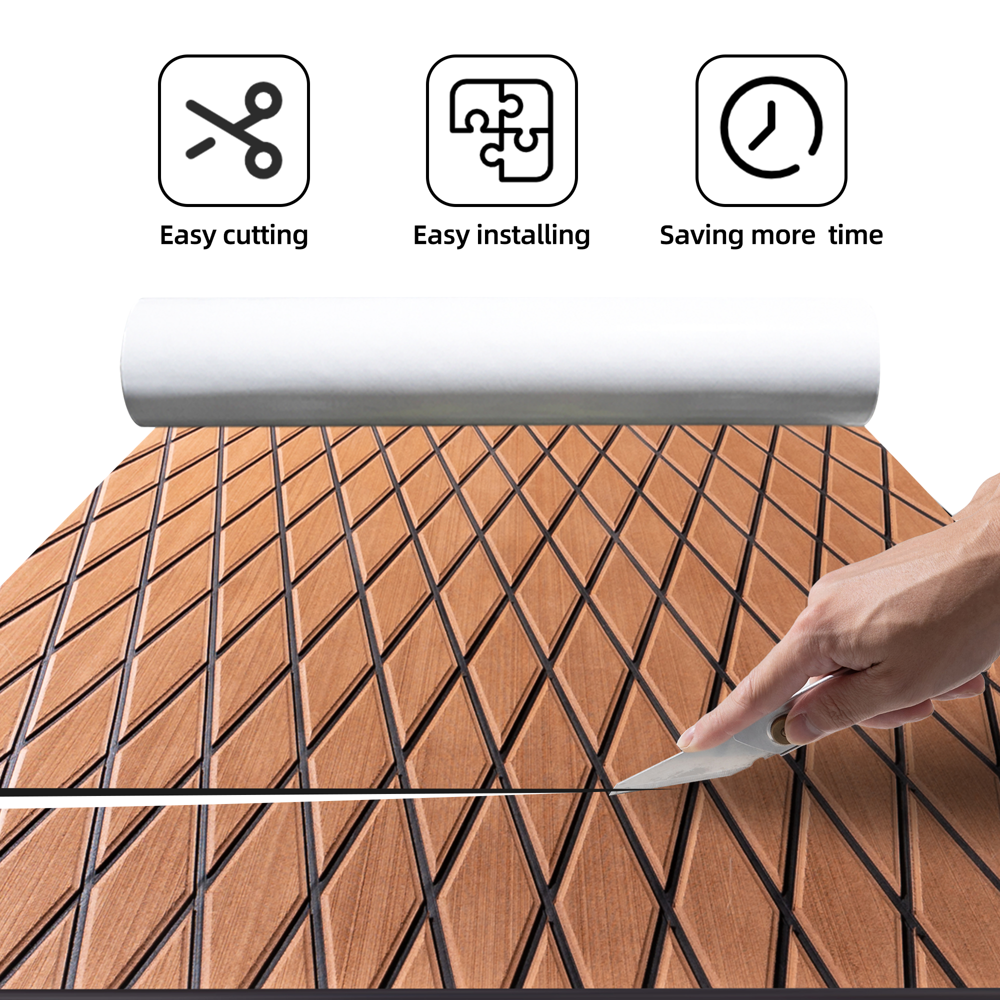 High-Density EVA Boat Flooring – Marine Deck Sheets