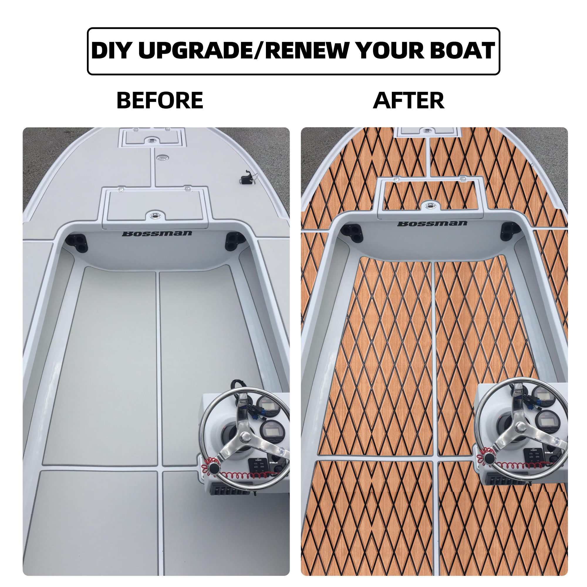 High-Density EVA Boat Flooring – Marine Deck Sheets