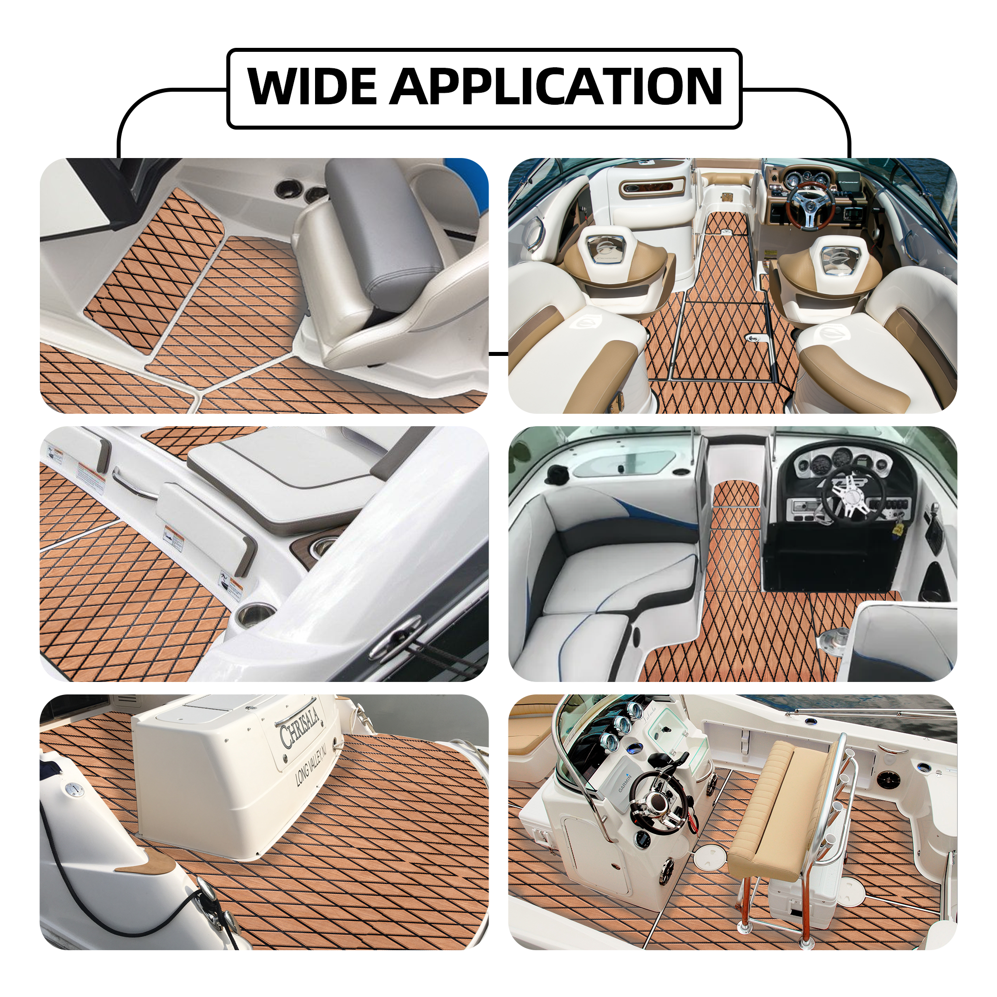 High-Density EVA Boat Flooring – Marine Deck Sheets