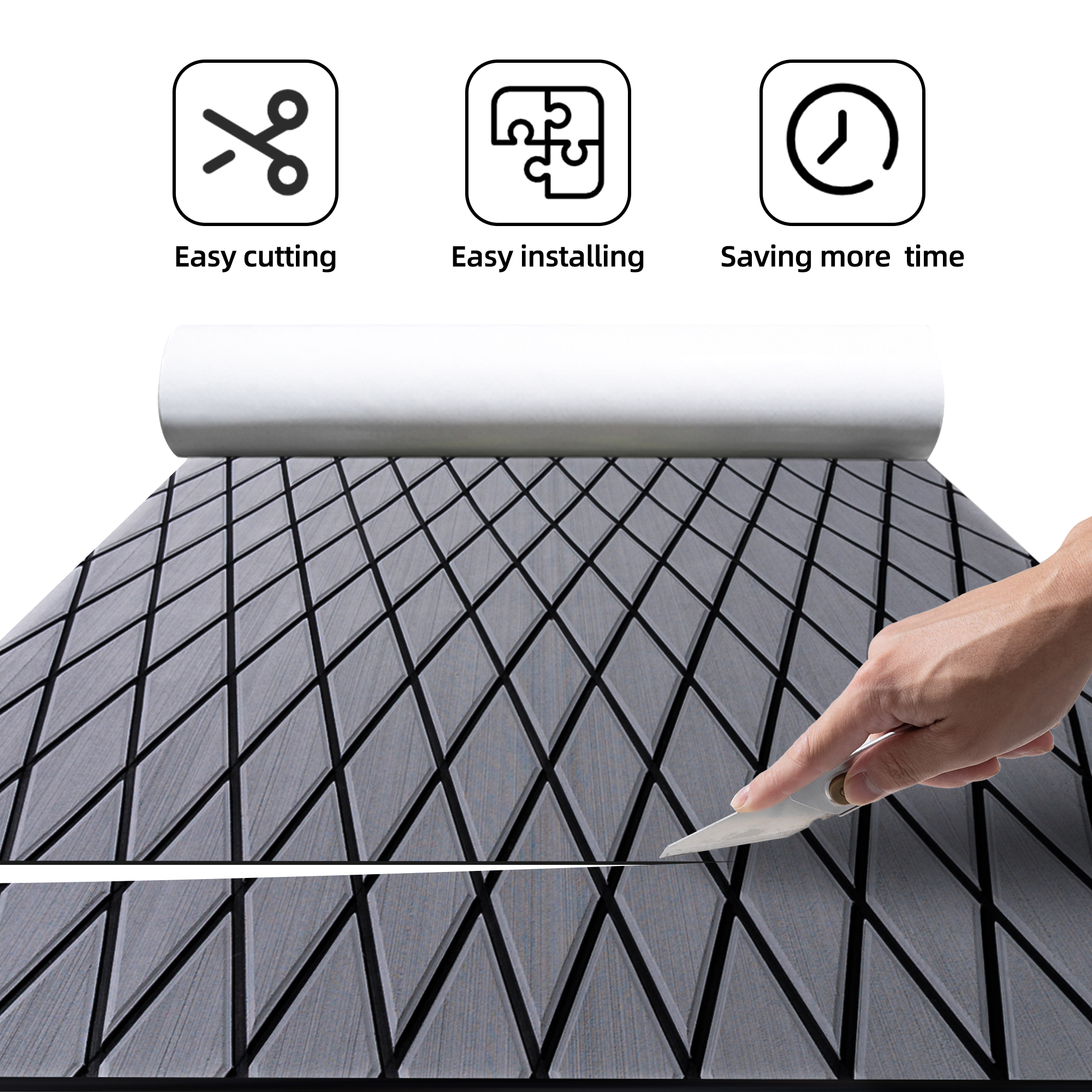 High-Density EVA Boat Flooring – Marine Deck Sheets