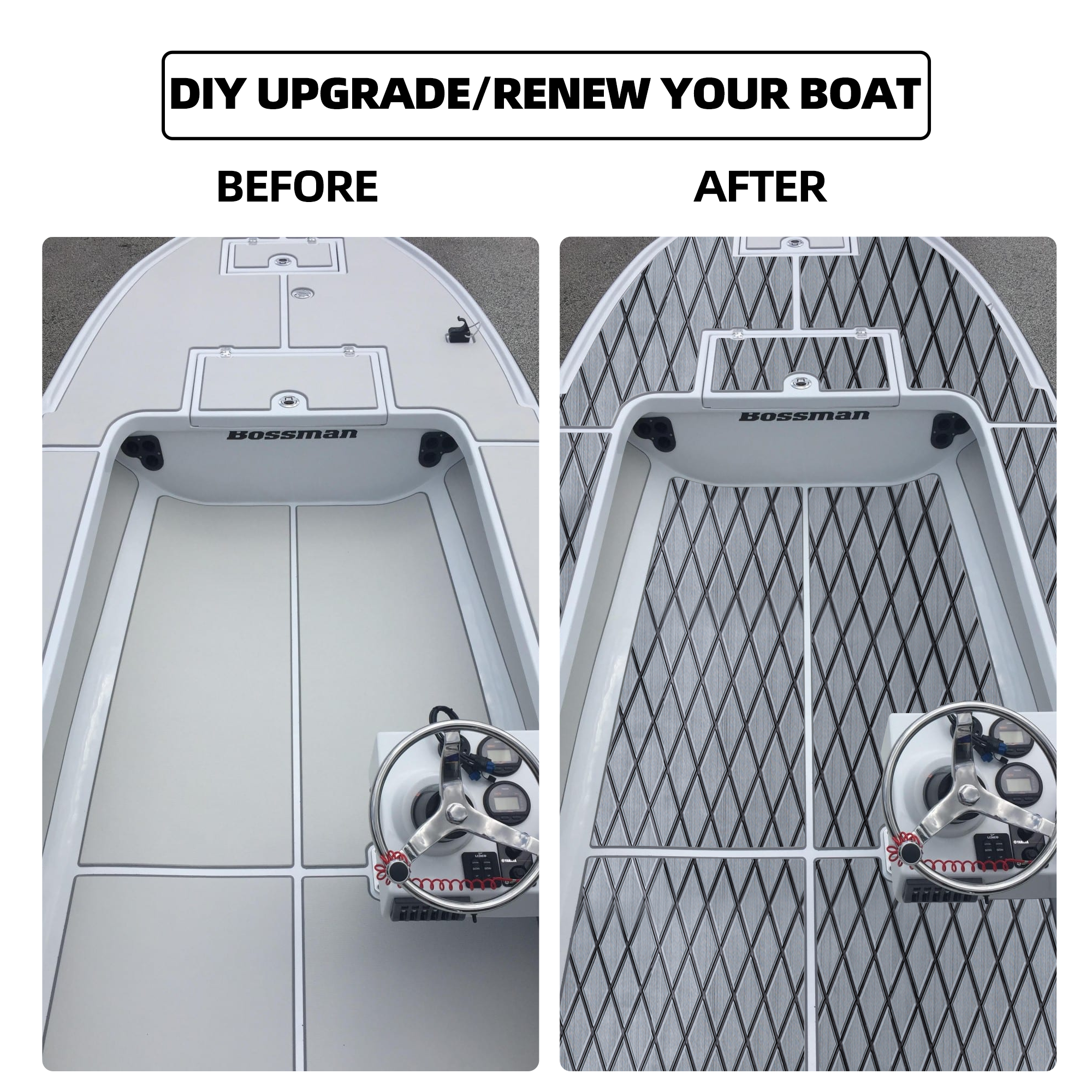 High-Density EVA Boat Flooring – Marine Deck Sheets