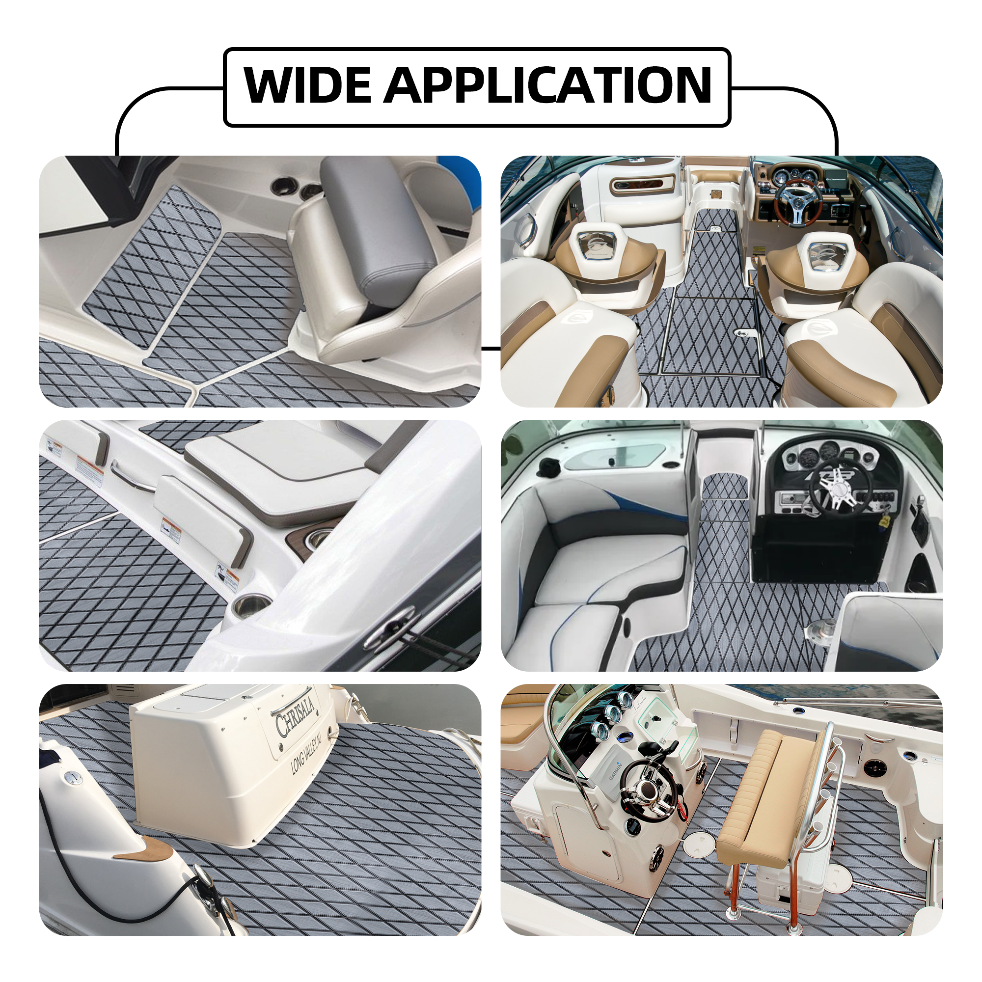 High-Density EVA Boat Flooring – Marine Deck Sheets
