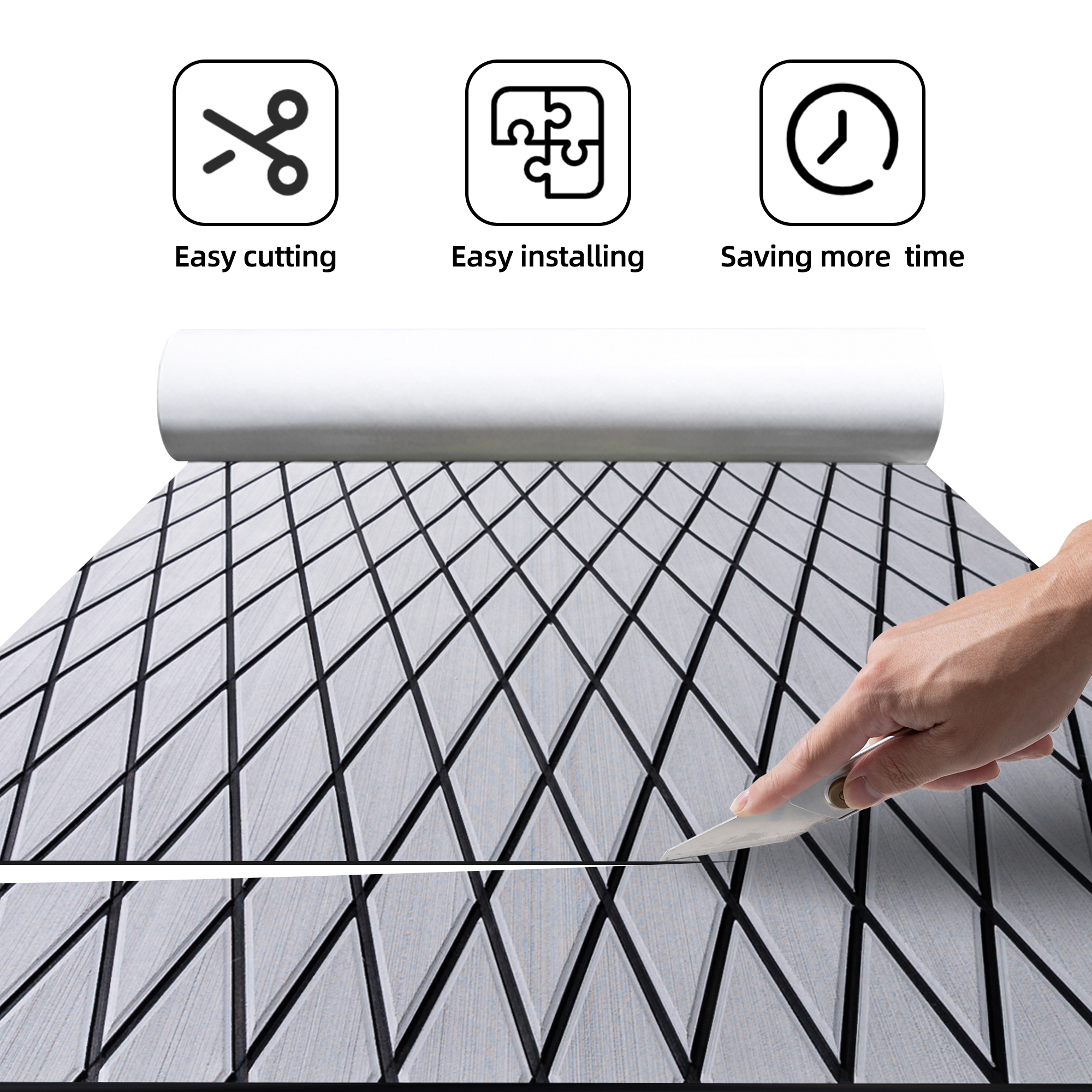 High-Density EVA Boat Flooring – Marine Deck Sheets