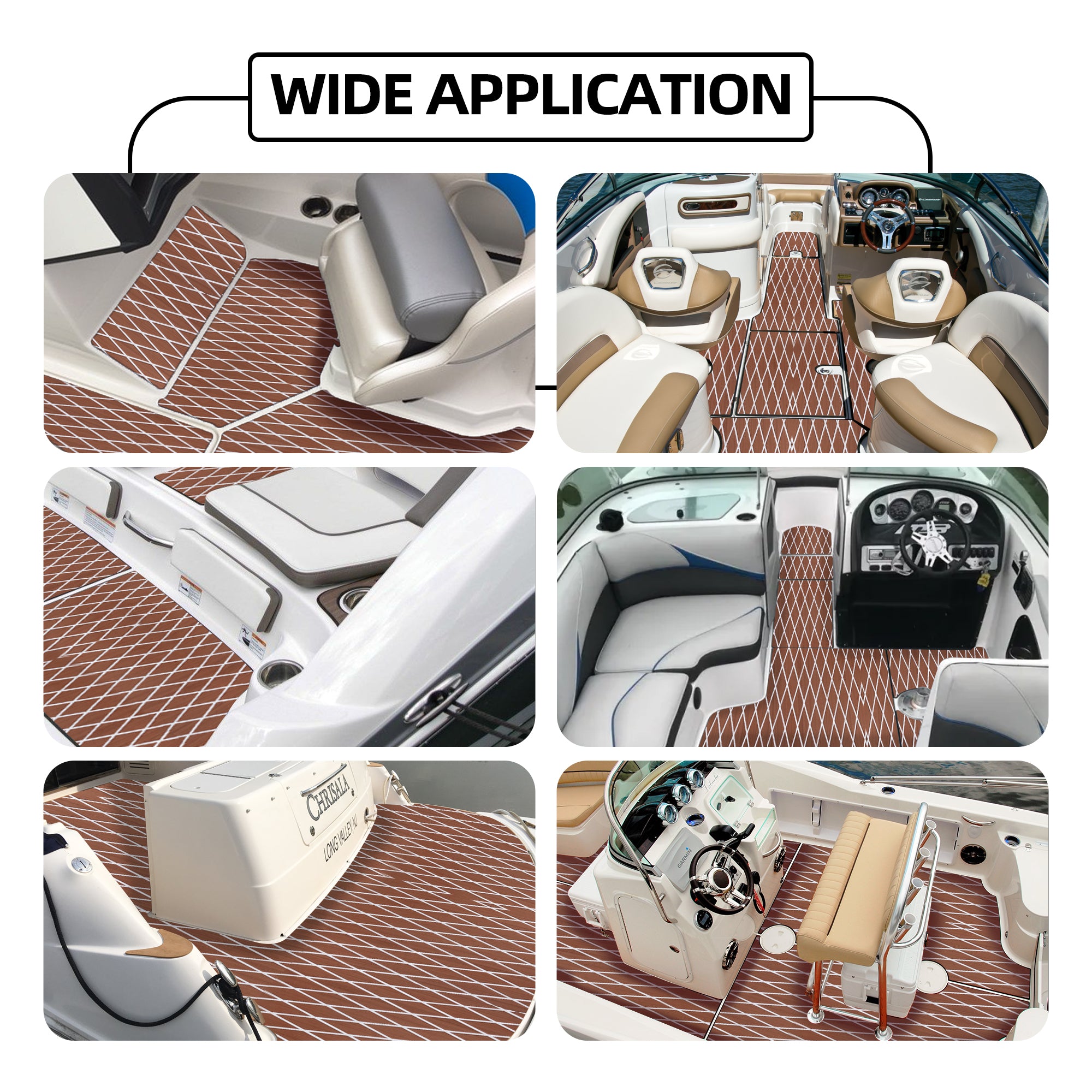 High-Density EVA Boat Flooring – Marine Deck Sheets