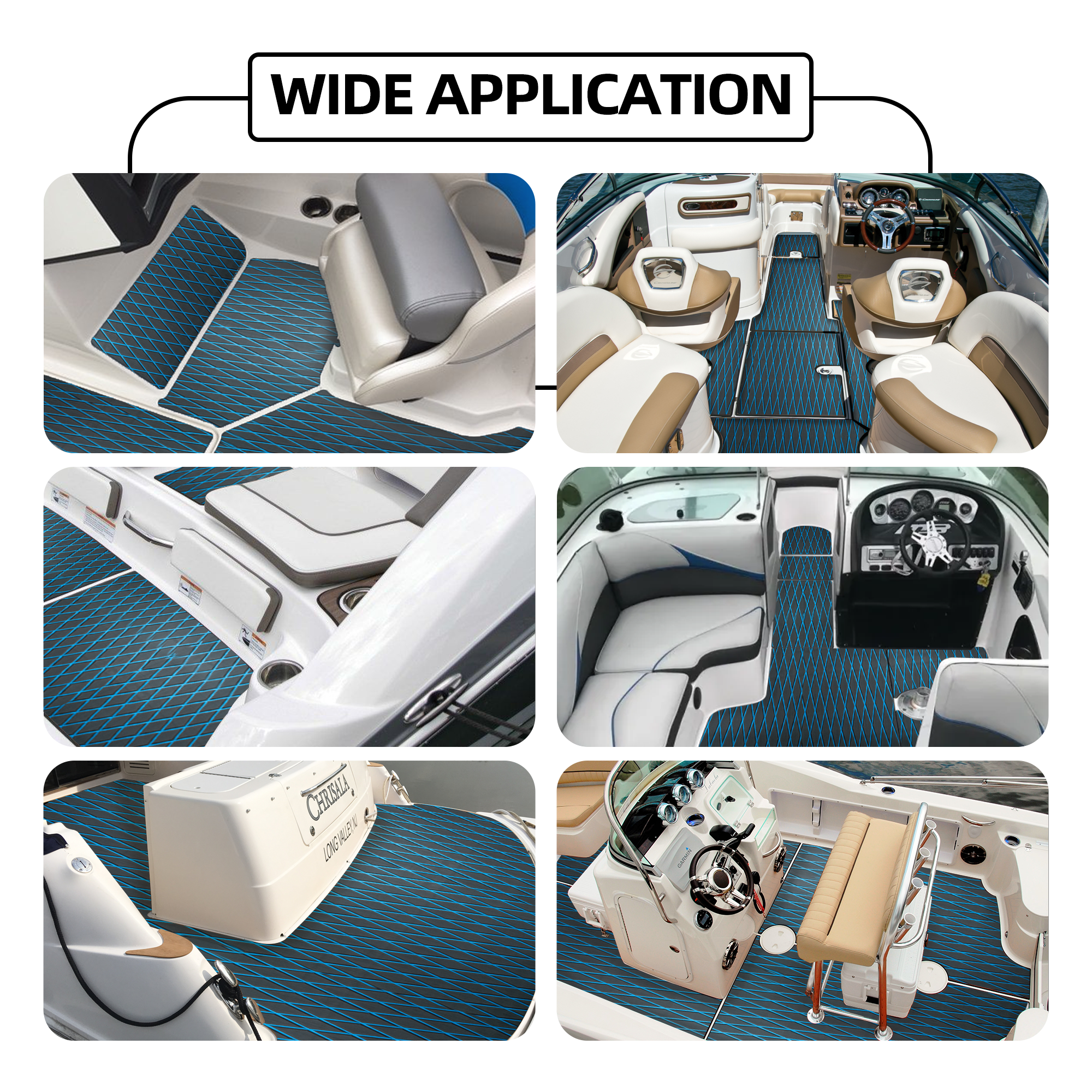 High-Density EVA Boat Flooring – Marine Deck Sheets