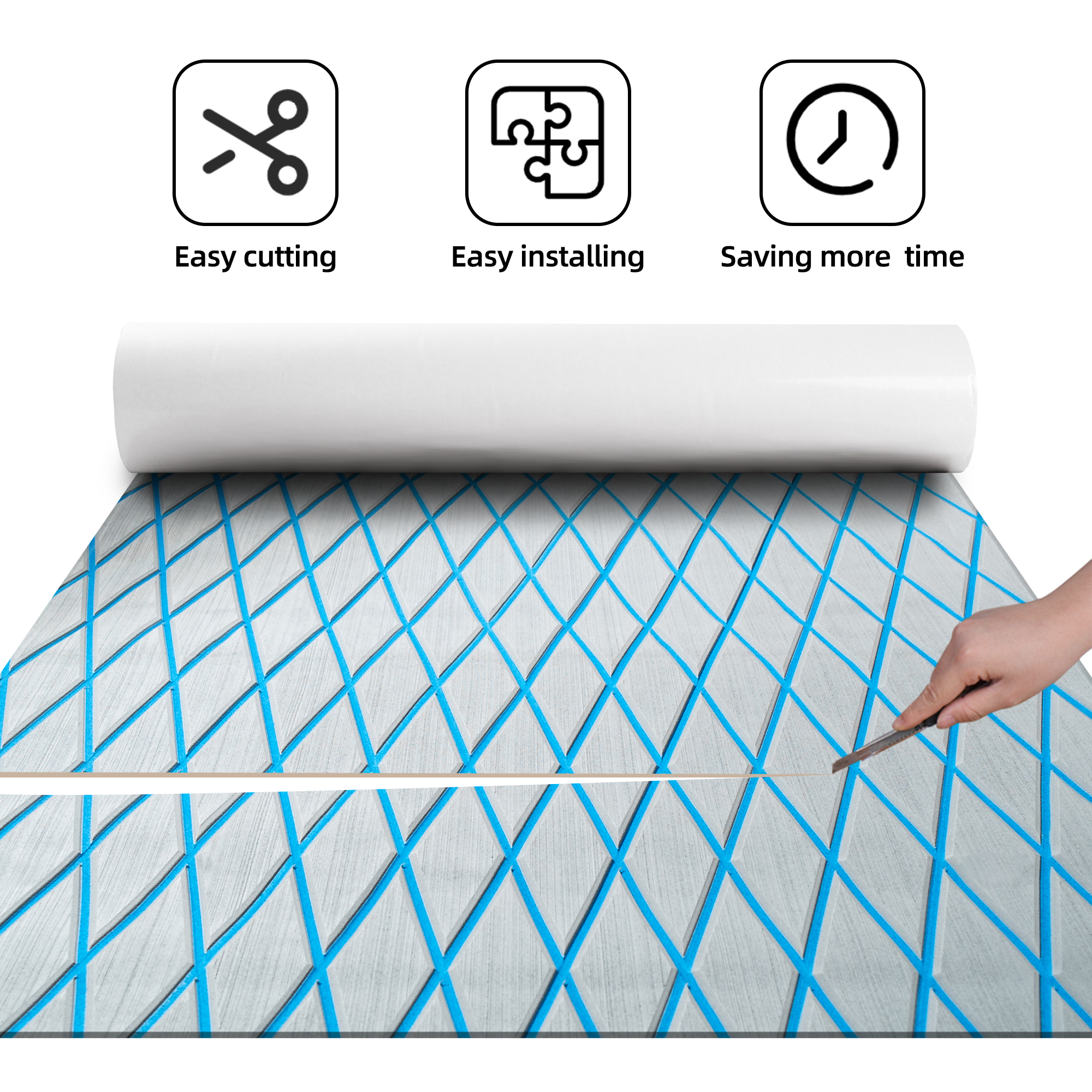 High-Density EVA Boat Flooring – Marine Deck Sheets