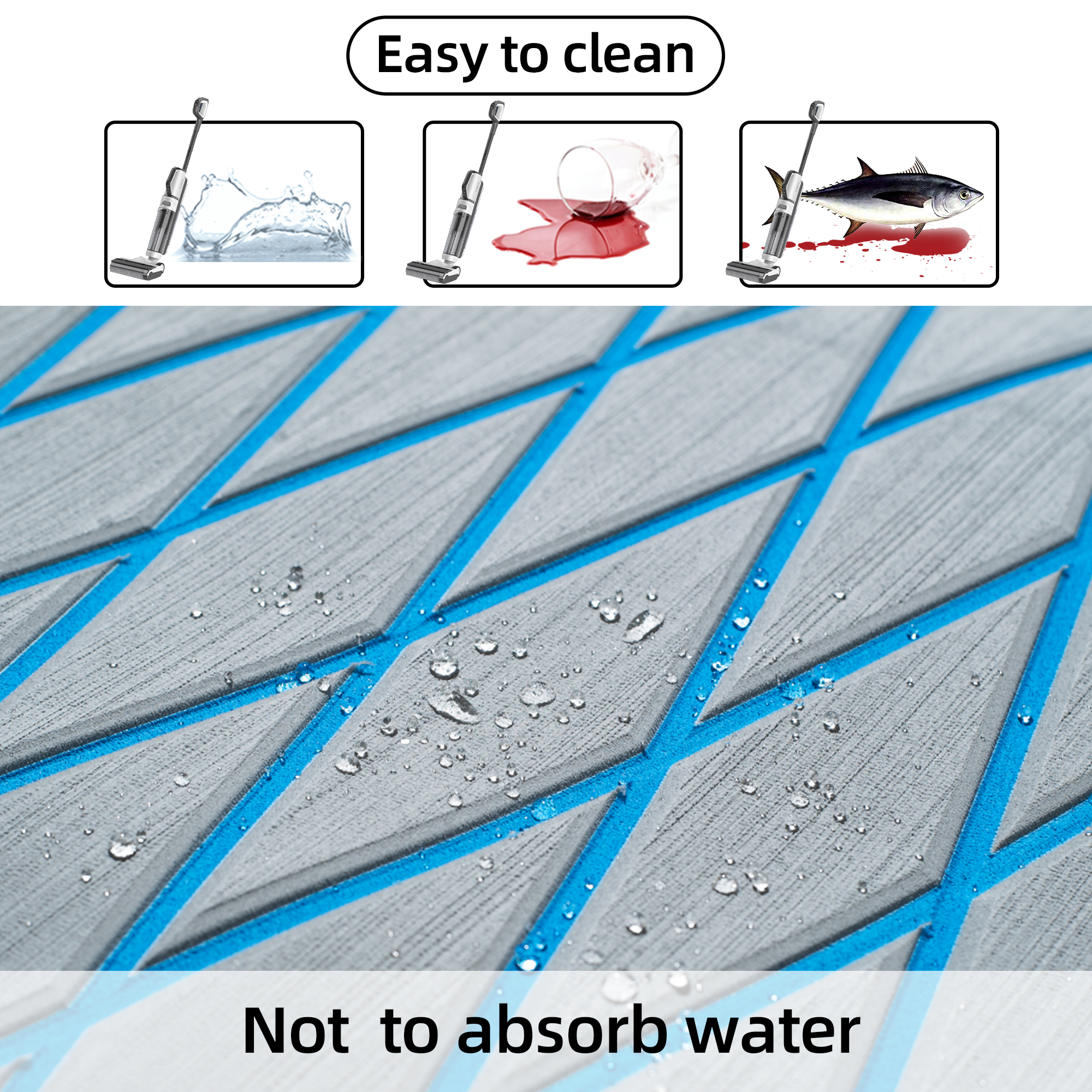 High-Density EVA Boat Flooring – Marine Deck Sheets