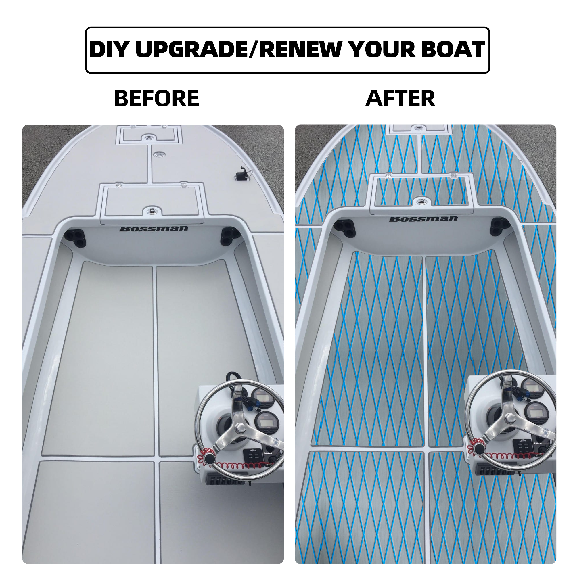 High-Density EVA Boat Flooring – Marine Deck Sheets