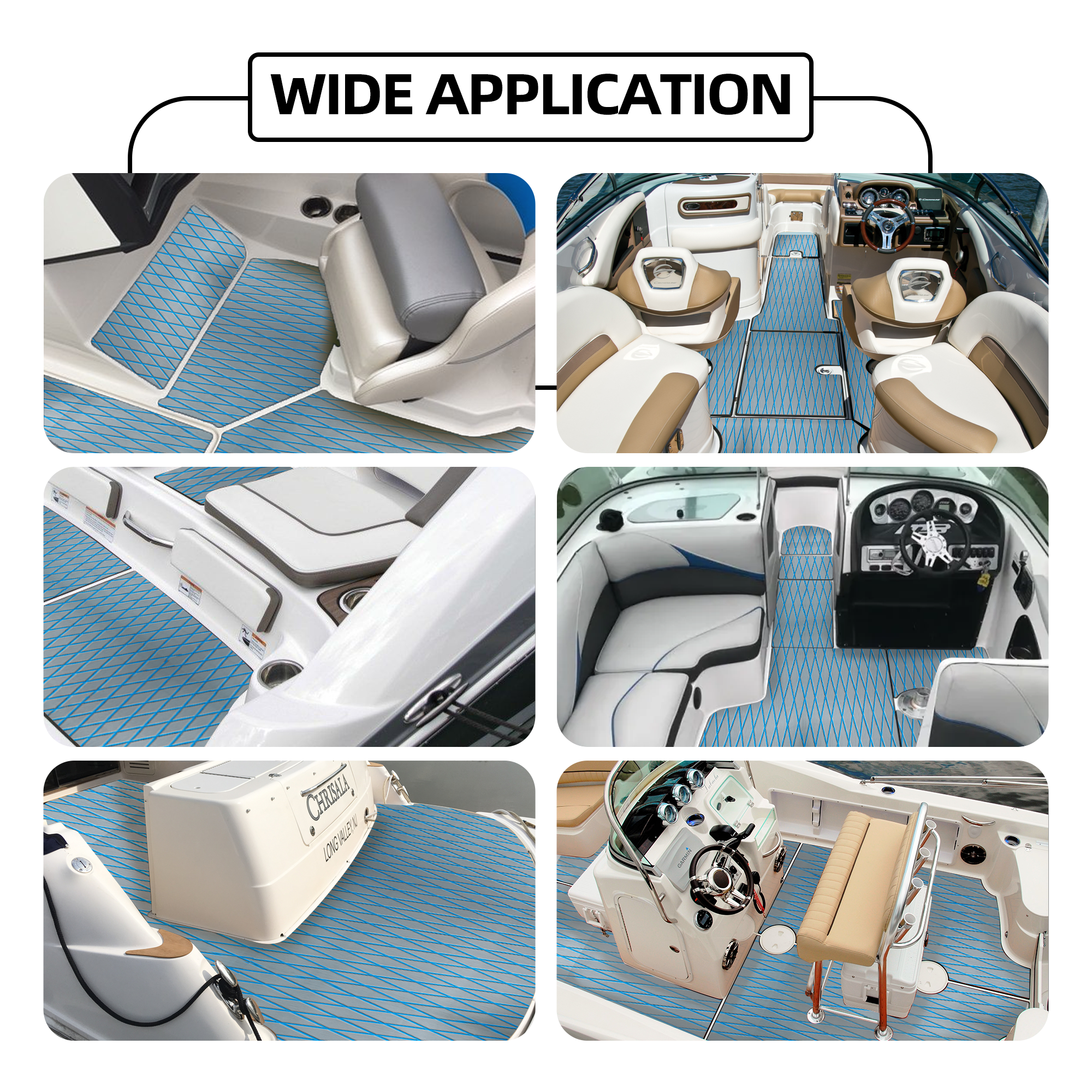 High-Density EVA Boat Flooring – Marine Deck Sheets