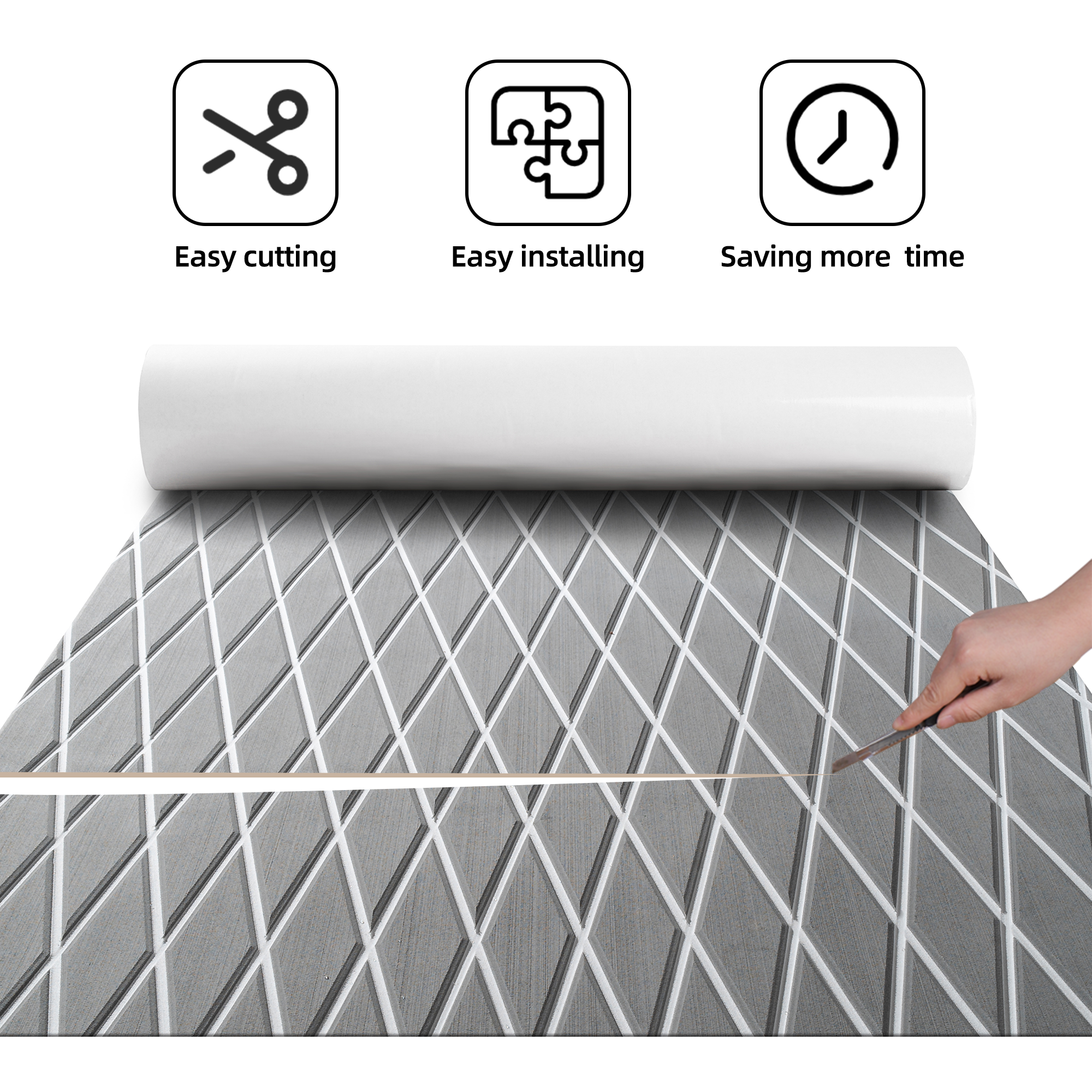 High-Density EVA Boat Flooring – Marine Deck Sheets