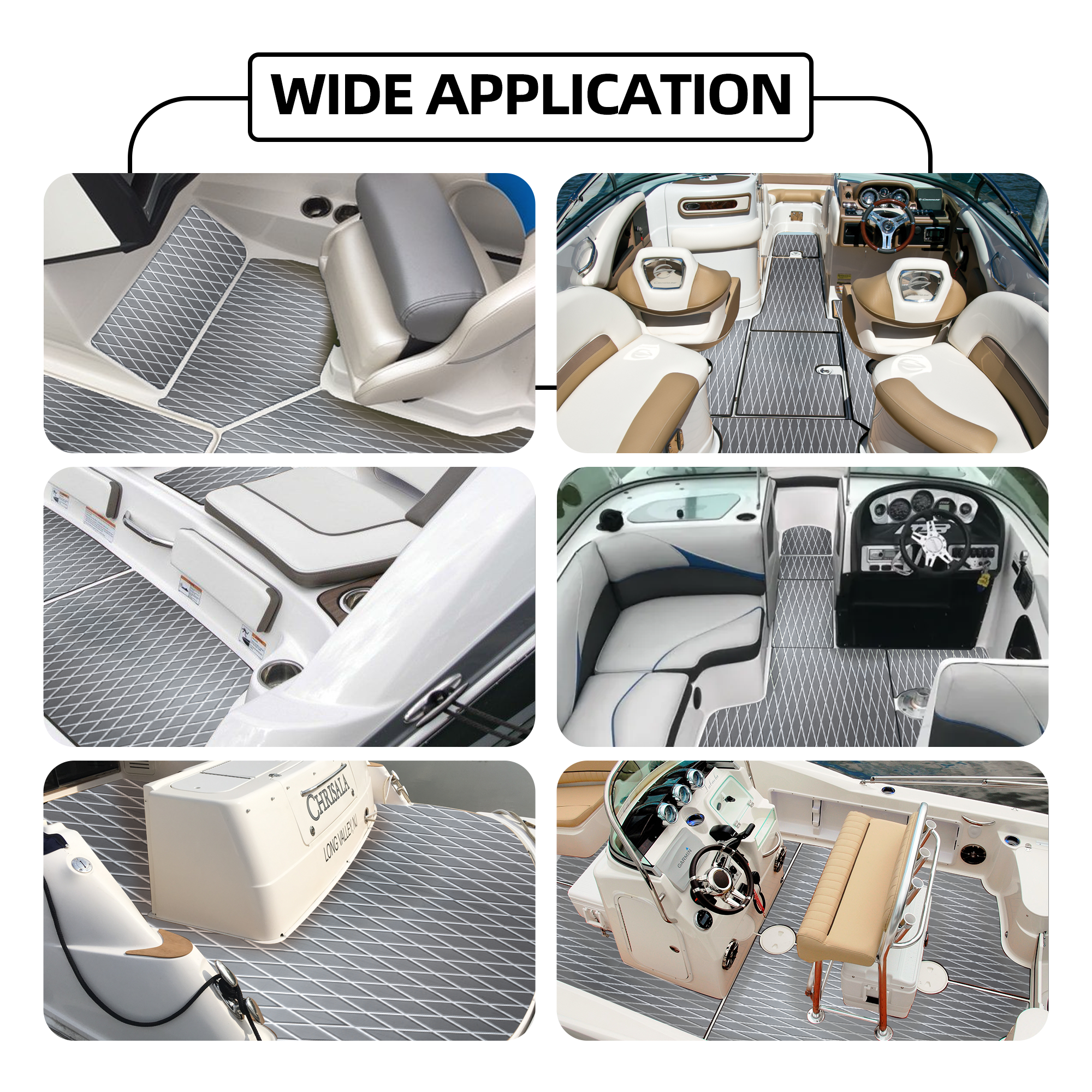 High-Density EVA Boat Flooring – Marine Deck Sheets