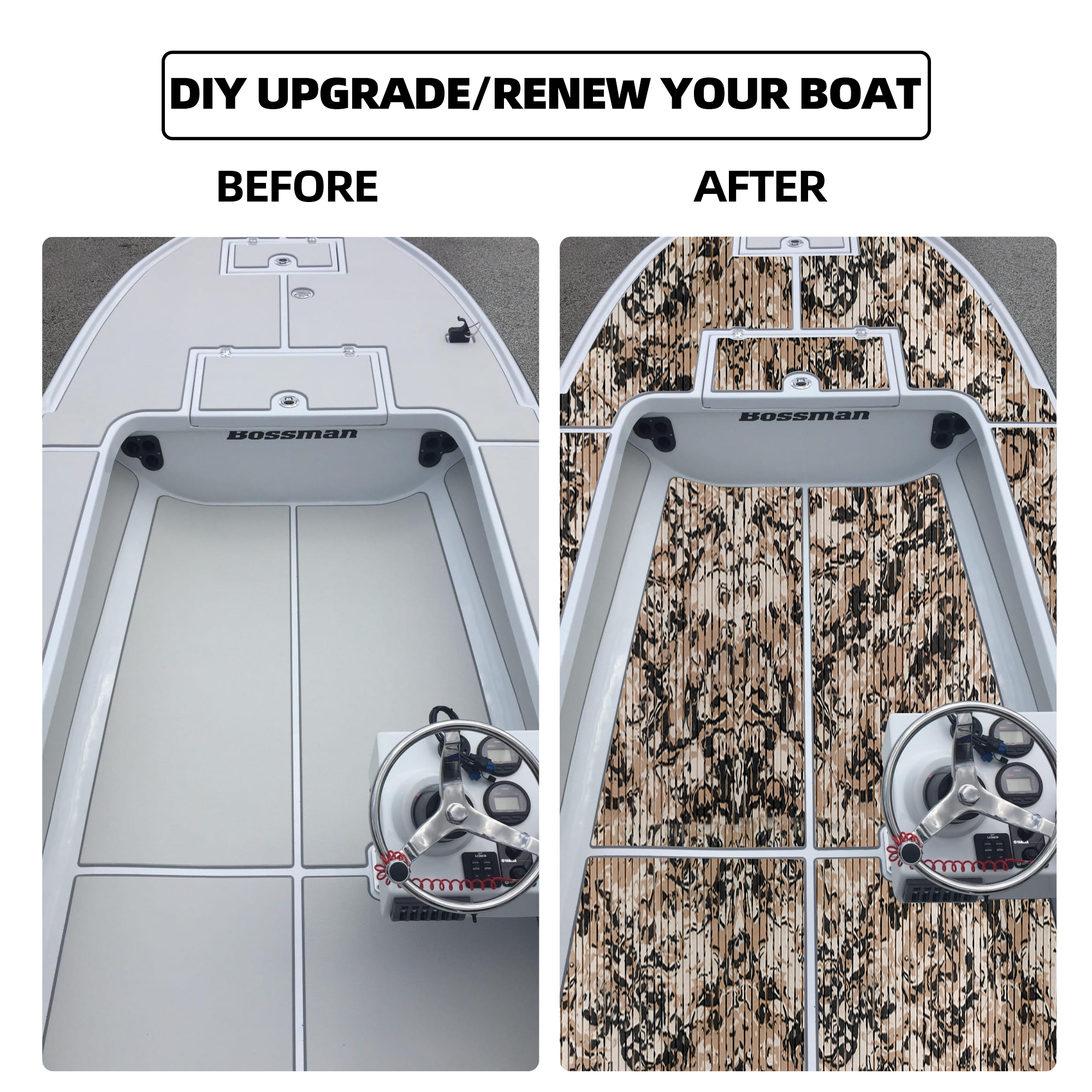 Boat Deck Foam Sheets – Custom Cut-to-Fit EVA Mats