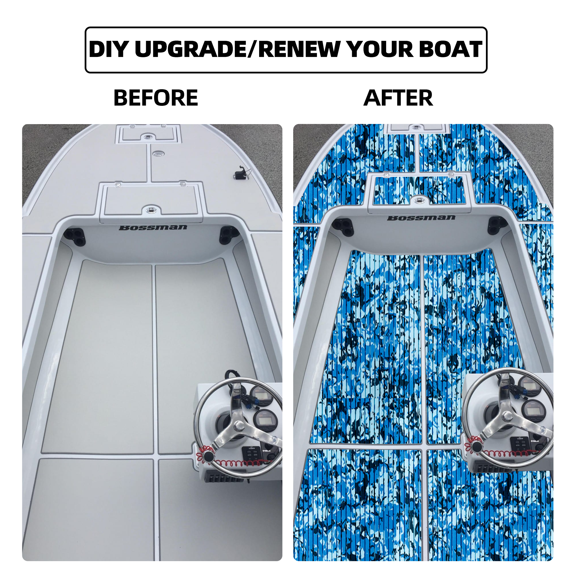Boat Deck Foam Sheets – Custom Cut-to-Fit EVA Mats