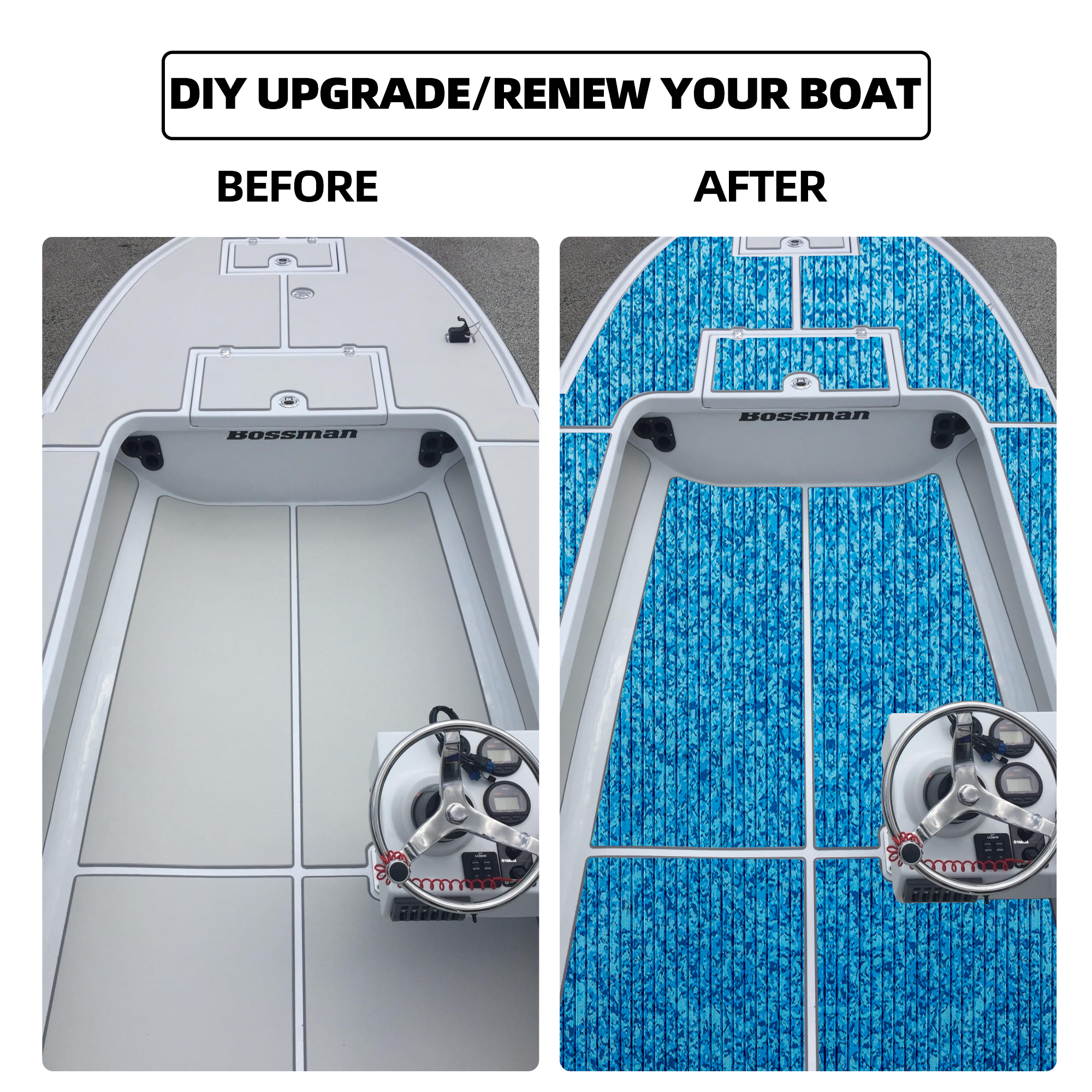 Boat Deck Foam Sheets – Custom Cut-to-Fit EVA Mats