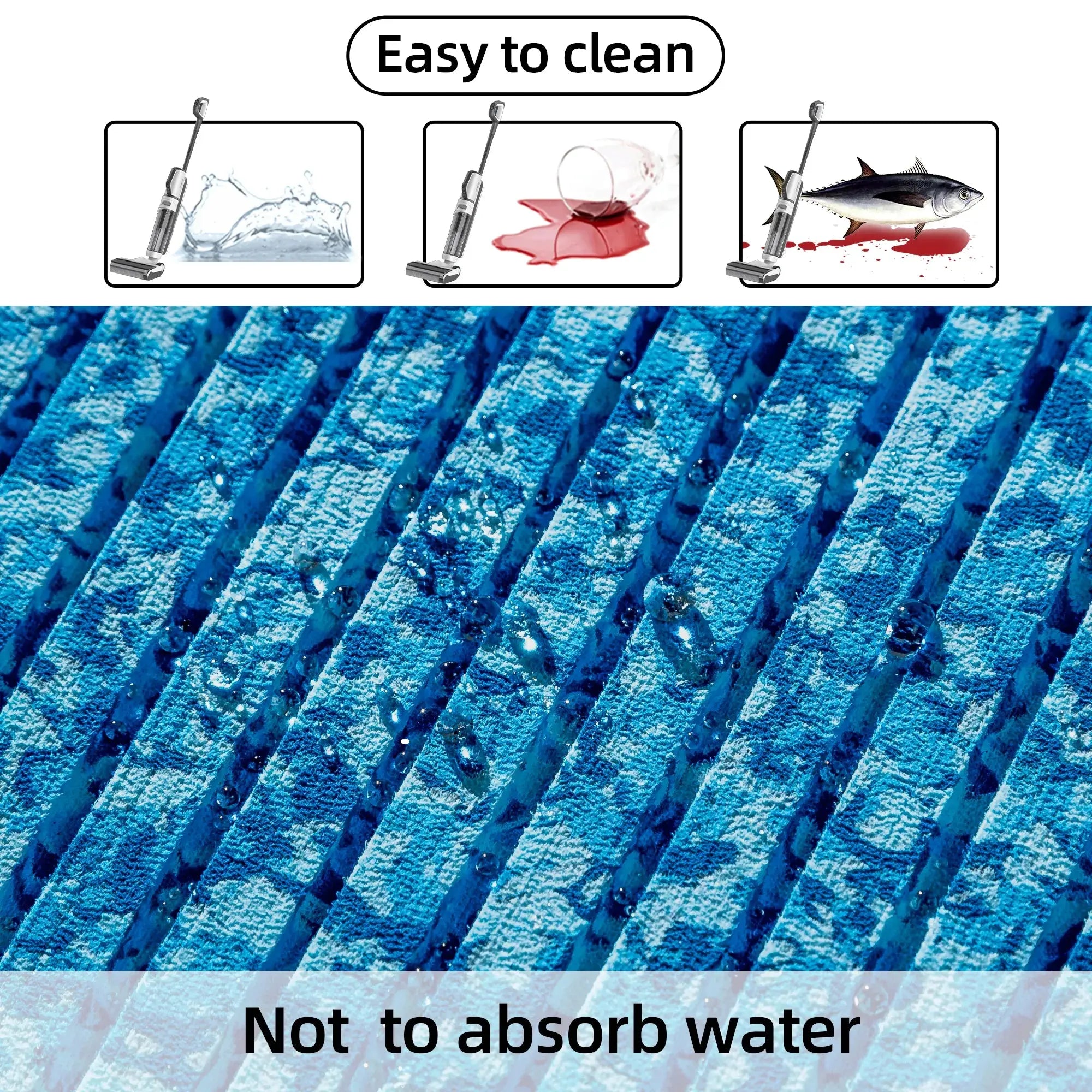 FOCEAN Boat Flooring - EVA Foam Boat Decking - Marine Mat Self-Adhesive Flooring Sheet Marine Carpet for Motorboat Yacht Kayak RV