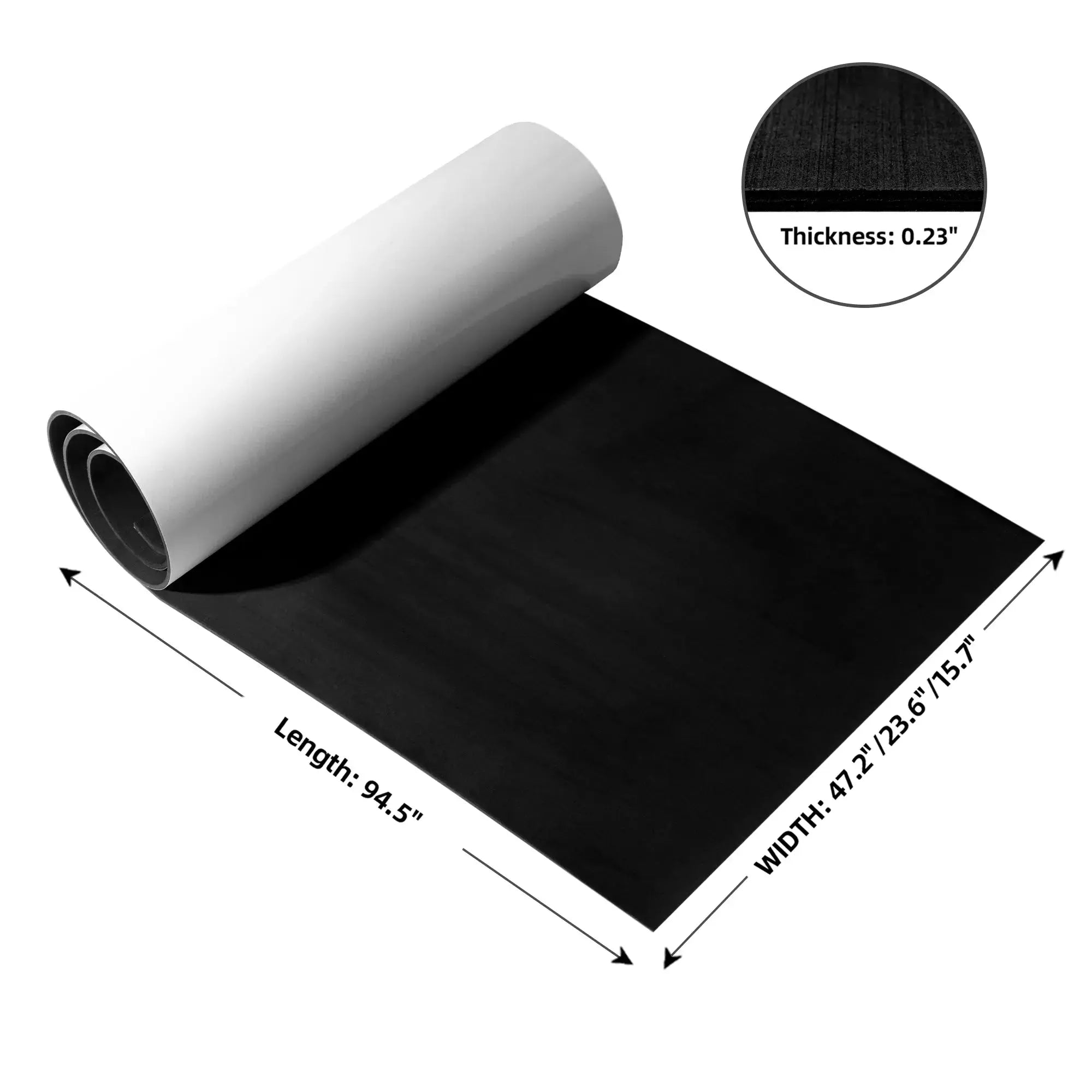 FOCEAN Boat Flooring EVA Foam Boat Decking Marine Carpet Non-Slip Decking Sheet Self-Adhesive Marine Flooring for Fishing Boat Kayak Yacht RV Swimming Pool Golf Cart