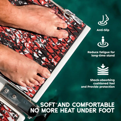 FOCEAN New Arrival Anti-UV None Slip EVA Foam Boat Flooring 3M Adhesive Sea Deck for Jon Boat Surfboard SUP Board Kayak