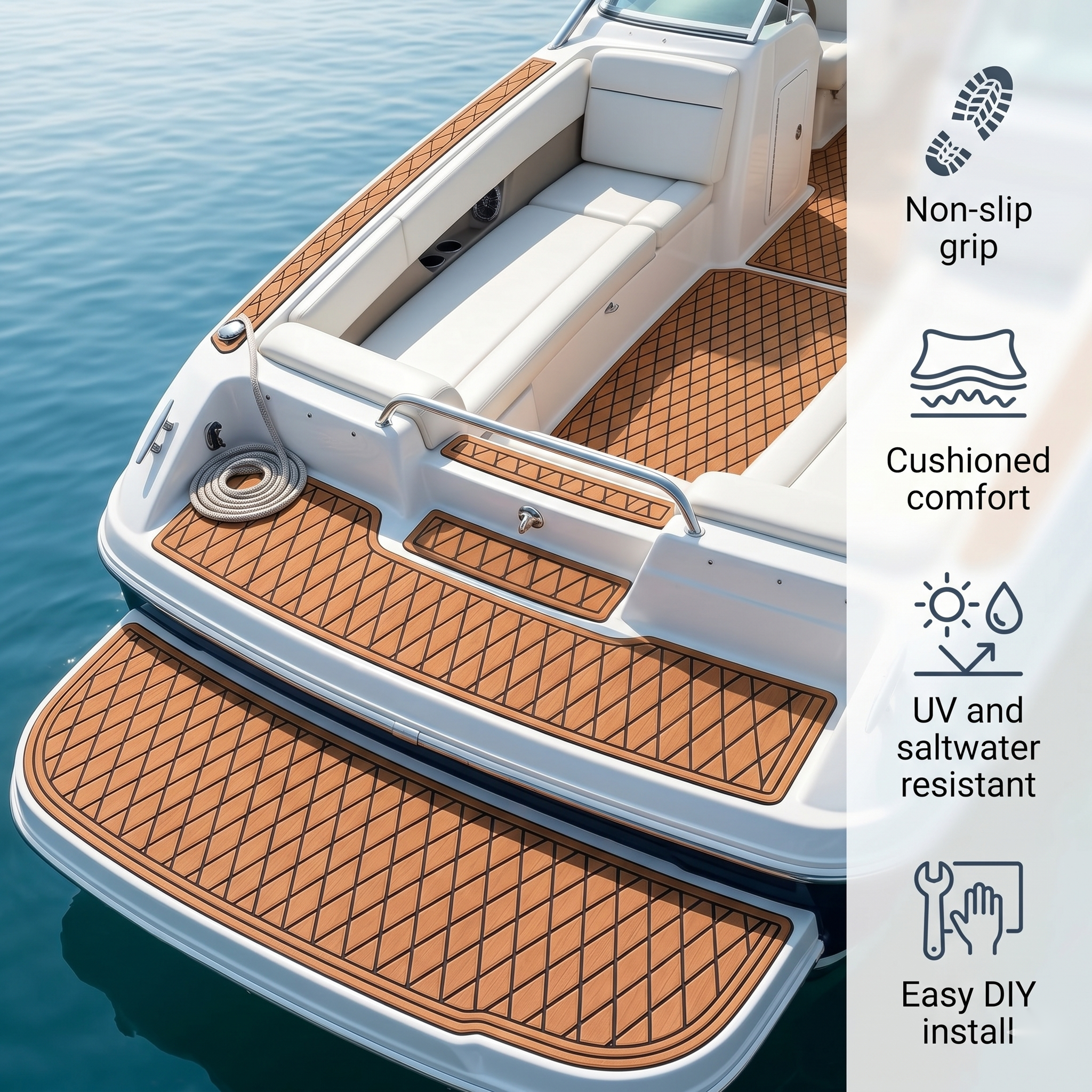 Custom Non-Slip EVA Boat Flooring for Formula -1994 - 31 PC